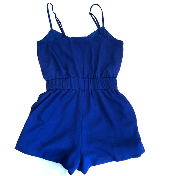 Royal Blue Lucca Couture Romper by Urban Outfitter - Picture 2 of 16